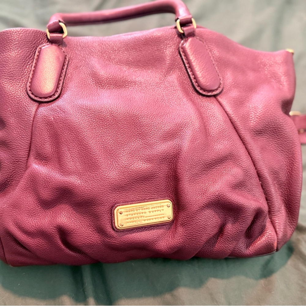 Marc Jacob’s Purple Leather Handbag